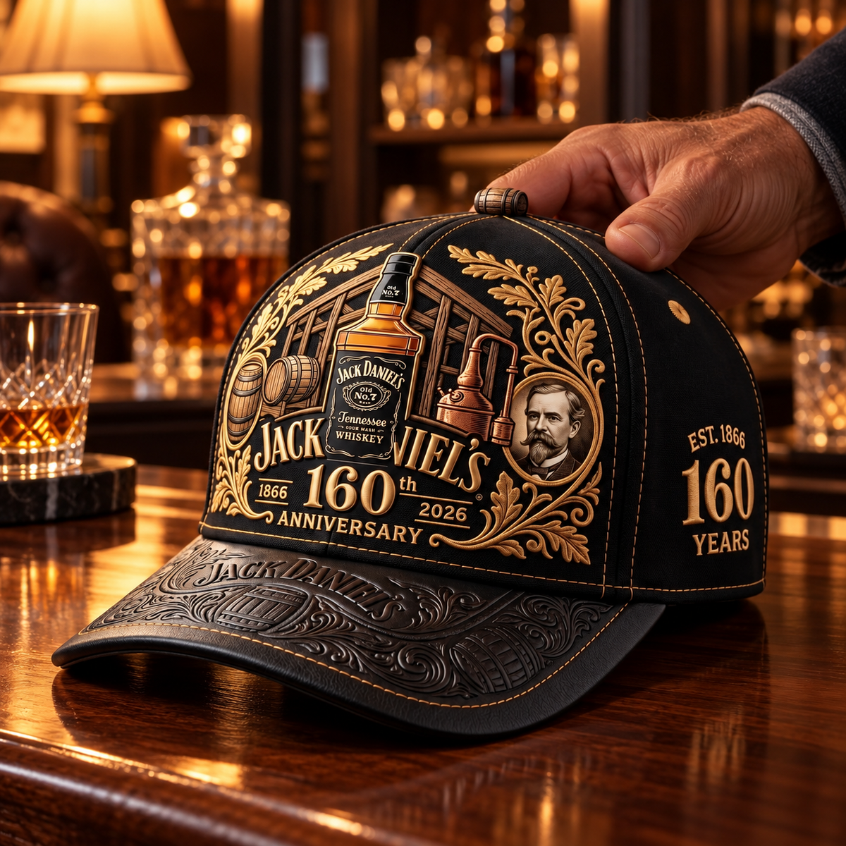 Jack Daniel's 160th Anniversary Limited Edition Cap