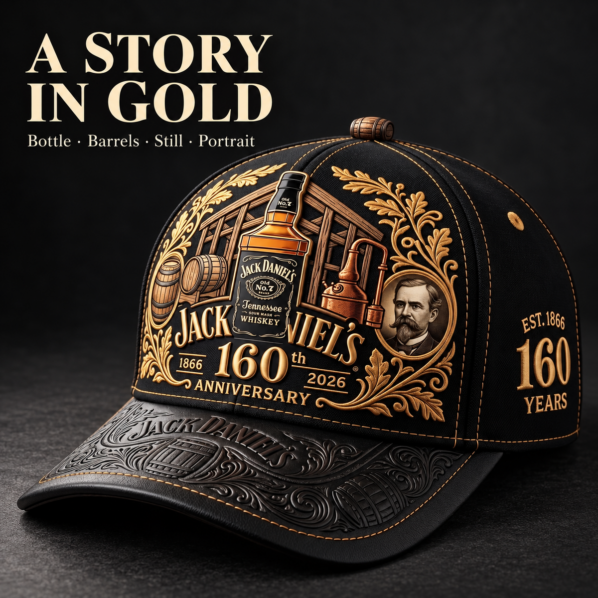 Jack Daniel's 160th Anniversary Limited Edition Cap