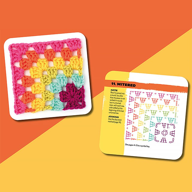 🧶✨ 50-Design Crochet Inspiration Card Set – Portable Stitch, Pattern & Color Guide