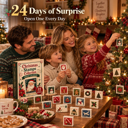 📮🎄 24 Days of Vintage Christmas Mail – Nostalgic Postal Ornament Countdown Collection