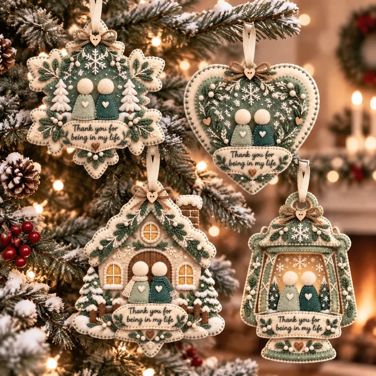 Limited-Edition🔥40%OFF🔥  - 🧶Handcrafted Felt Holiday Ornament