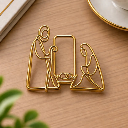 ✝Faith-Inspired Gold Paper Clips — Meaningful Christian Bookmarks