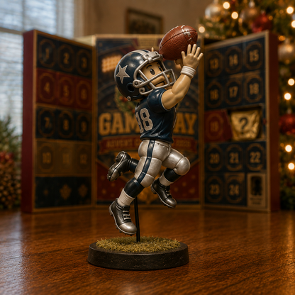 🏈 Game Day Football Advent Calendar 2026 – 24 Collectible Surprises & Hidden Golden Champion