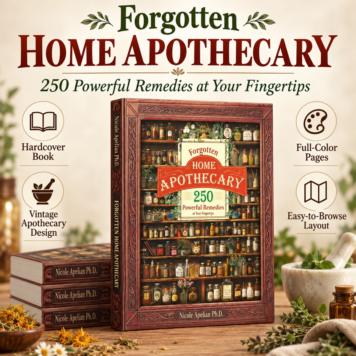 Forgotten Home Apothecary – 250 Powerful Remedies at Your Fingertips