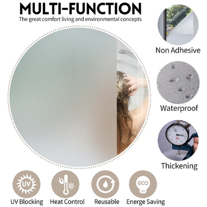 🪟☀️ Daylight Privacy & Heat Shield Film – UV-Blocking Window Cover for Home & Office