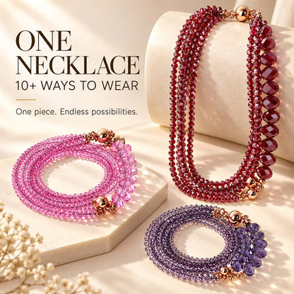 One Necklace 10 Looks – Turquoise Crystal ✨