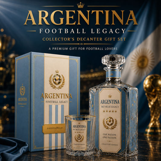 ⚽️Argentina Football Legacy Collector’s Decanter Gift Set