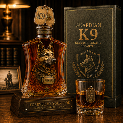 🐾Guardian K9 Service Legacy Whiskey Decanter Set🐕