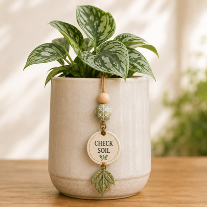 🌿 Plant Watering Reminder Charm – Flip Tracker for Healthy Plants