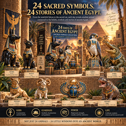 🐈‍⬛🏺24 Days of Ancient Egypt – Sacred Animals & Guardians Collection