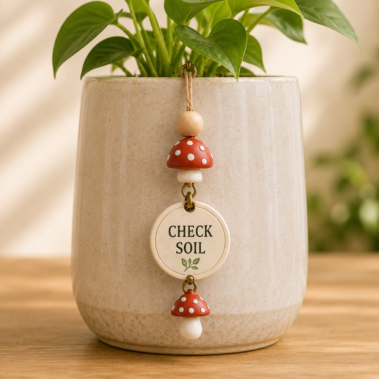 🌿 Plant Watering Reminder Charm – Flip Tracker for Healthy Plants