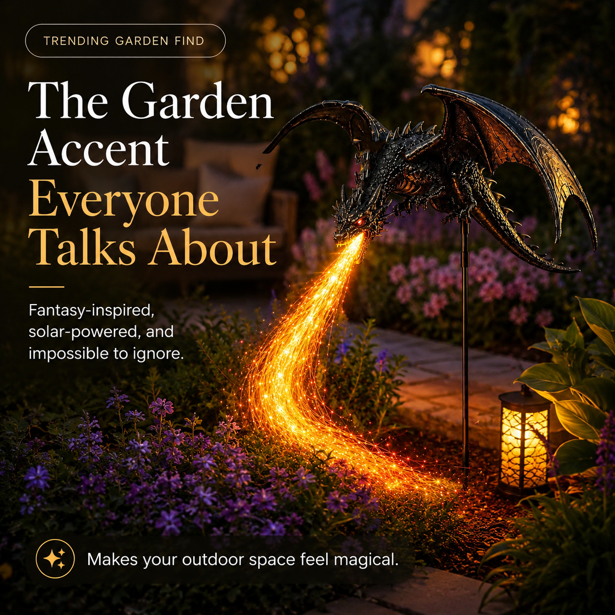 ✨Solar Dragon Fire Garden Light