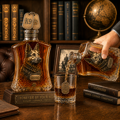 🐾Guardian K9 Service Legacy Whiskey Decanter Set🐕