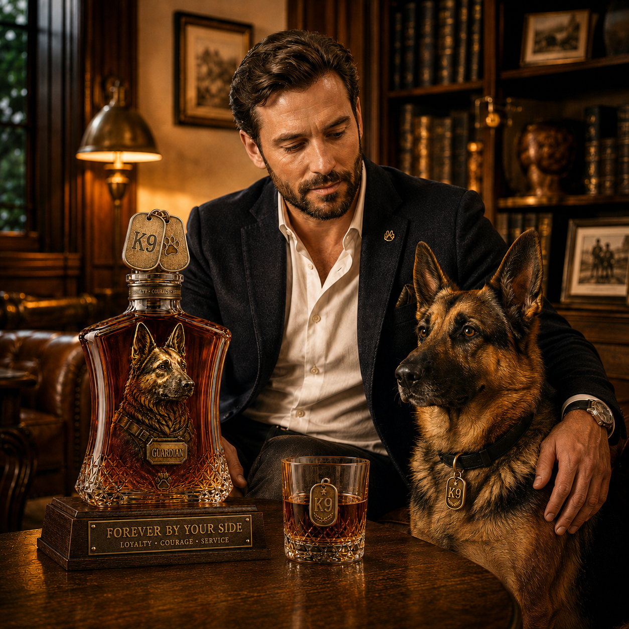 🐾Guardian K9 Service Legacy Whiskey Decanter Set🐕