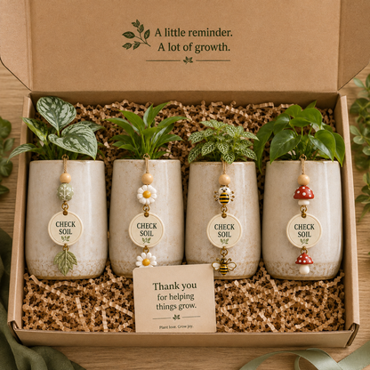 🌿 Plant Watering Reminder Charm – Flip Tracker for Healthy Plants