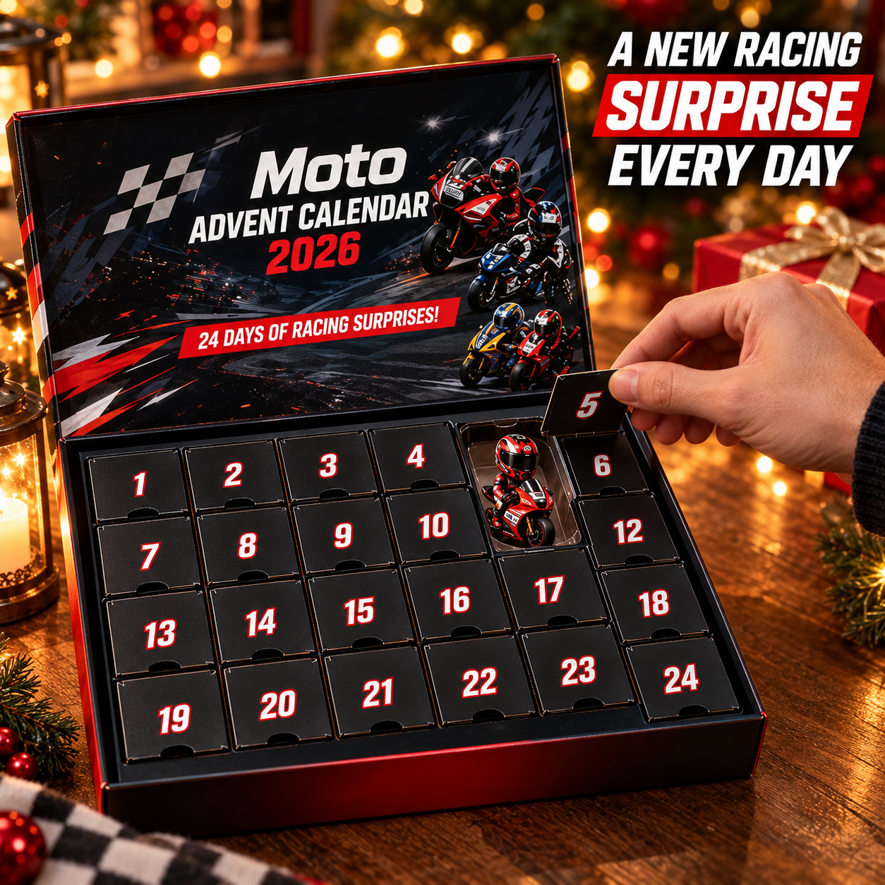 🏍️2026 MOTO Racing Advent Calendar – 24 Days of Motorcycle Racing Surprises