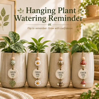 🌿 Plant Watering Reminder Charm – Flip Tracker for Healthy Plants