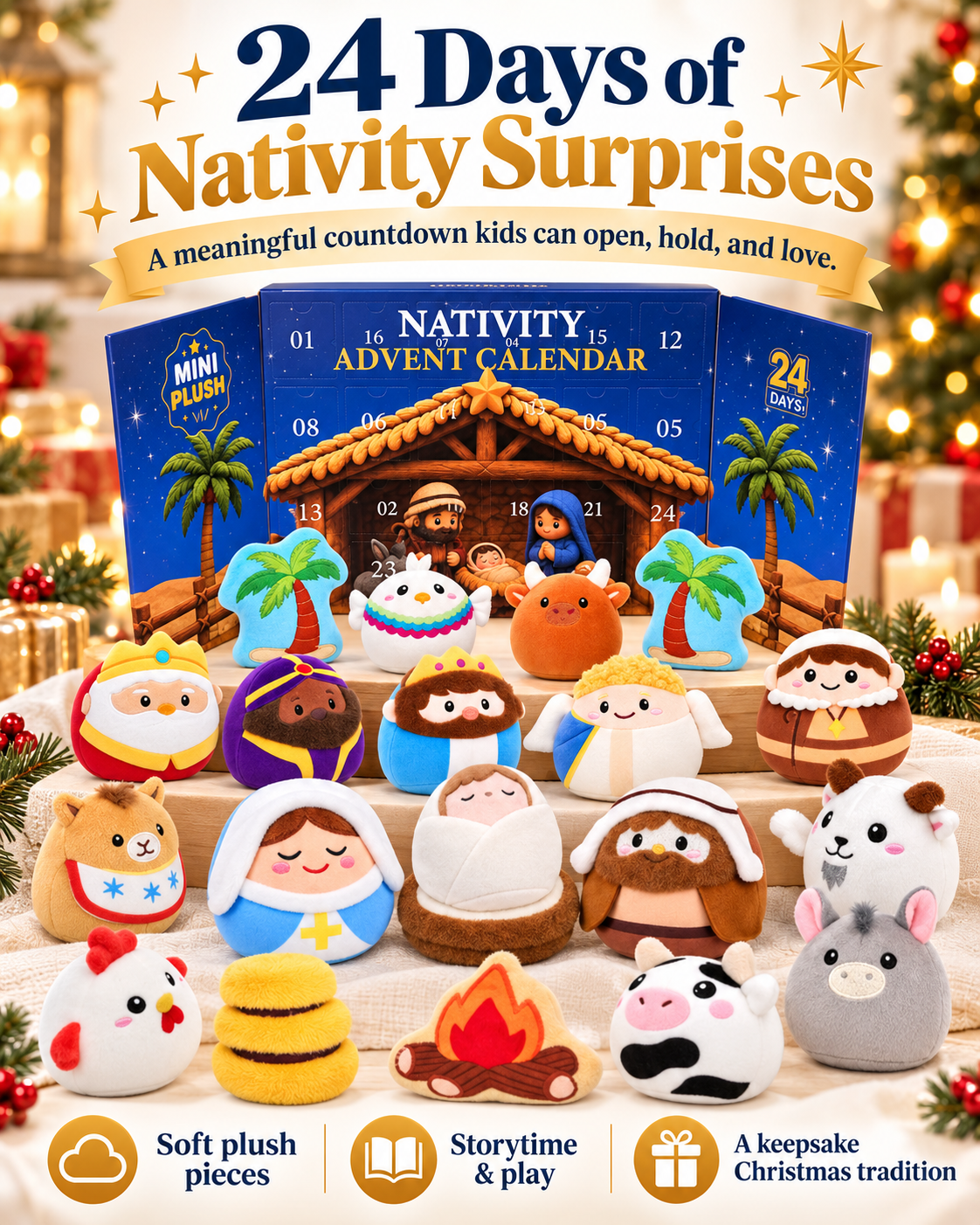 24 Days of Nativity Surprises Advent Calendar