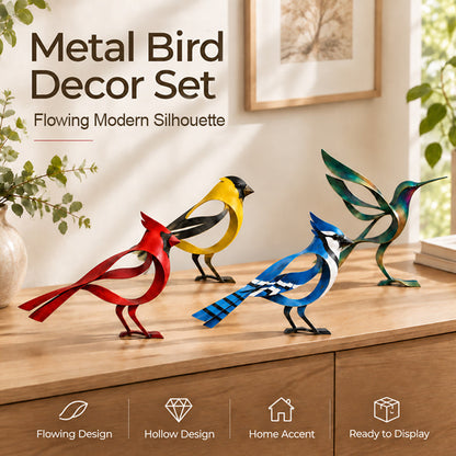 🕊️Elegant and minimalist metal bird sculpture -- Fleeting Moments of Lightness in the Natural World！