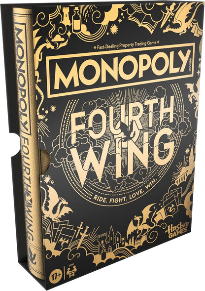 MONOPOLY: Fourth Wing Edition – Dragon Rider Fantasy Board Game
