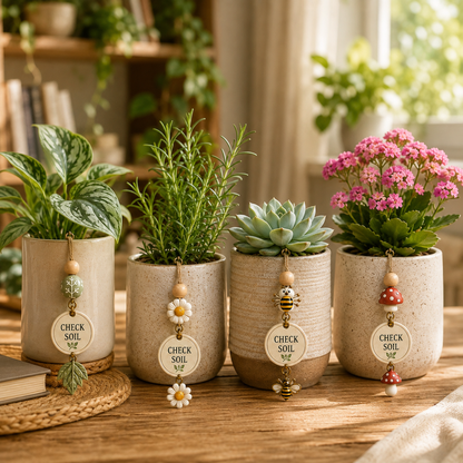 🌿 Plant Watering Reminder Charm – Flip Tracker for Healthy Plants
