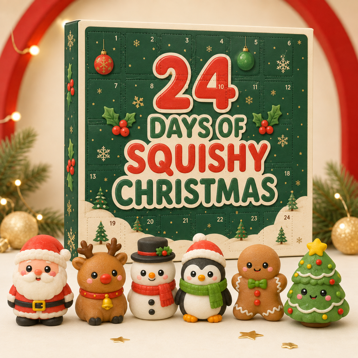 24-Day Squishy Christmas Advent Calendar