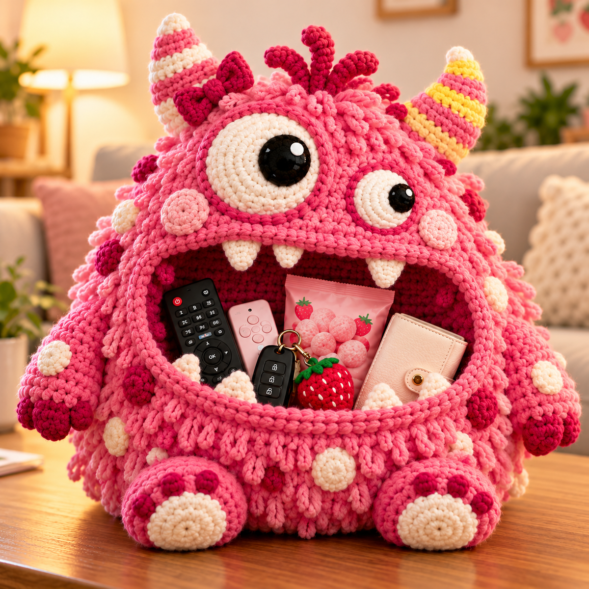 👾Clutter Munchers Hungry Monster DIY Crochet Storage Buddies 🧶
