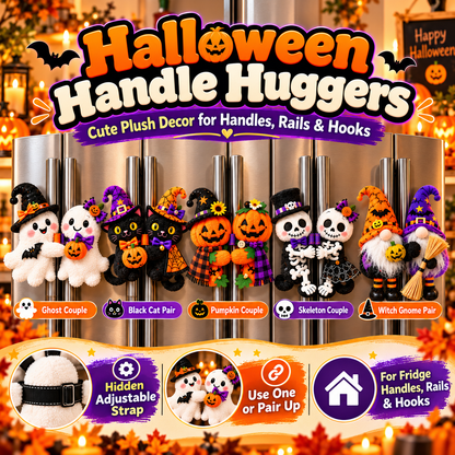 Halloween Handle Huggers – Plush Fridge, Rail & Hook Decorations