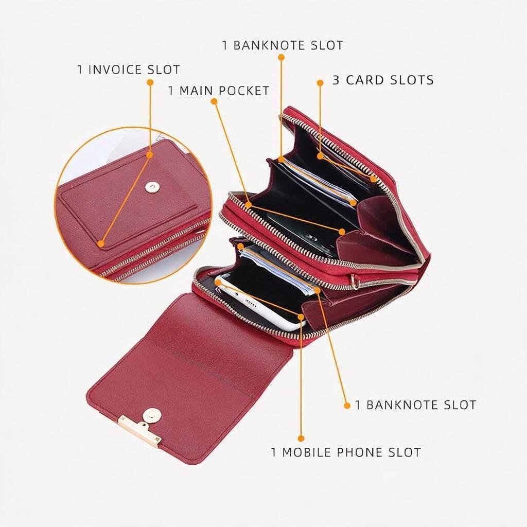 🔥LAST DAY 49% OFF- 👜Women's Touchscreen Sensitive Phone Crossbody Bag