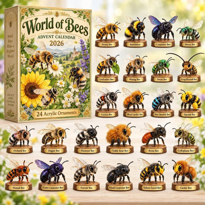 🐝 World of Bees 2026 Advent Calendar | 24 Unique Pollinator Keepsakes 🌿