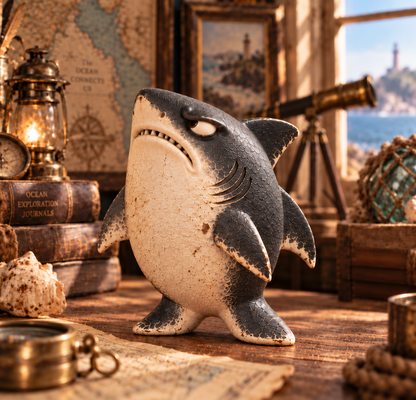 🦈 The Odd Shark Duo — One Has Ideas, the Other Has Regrets