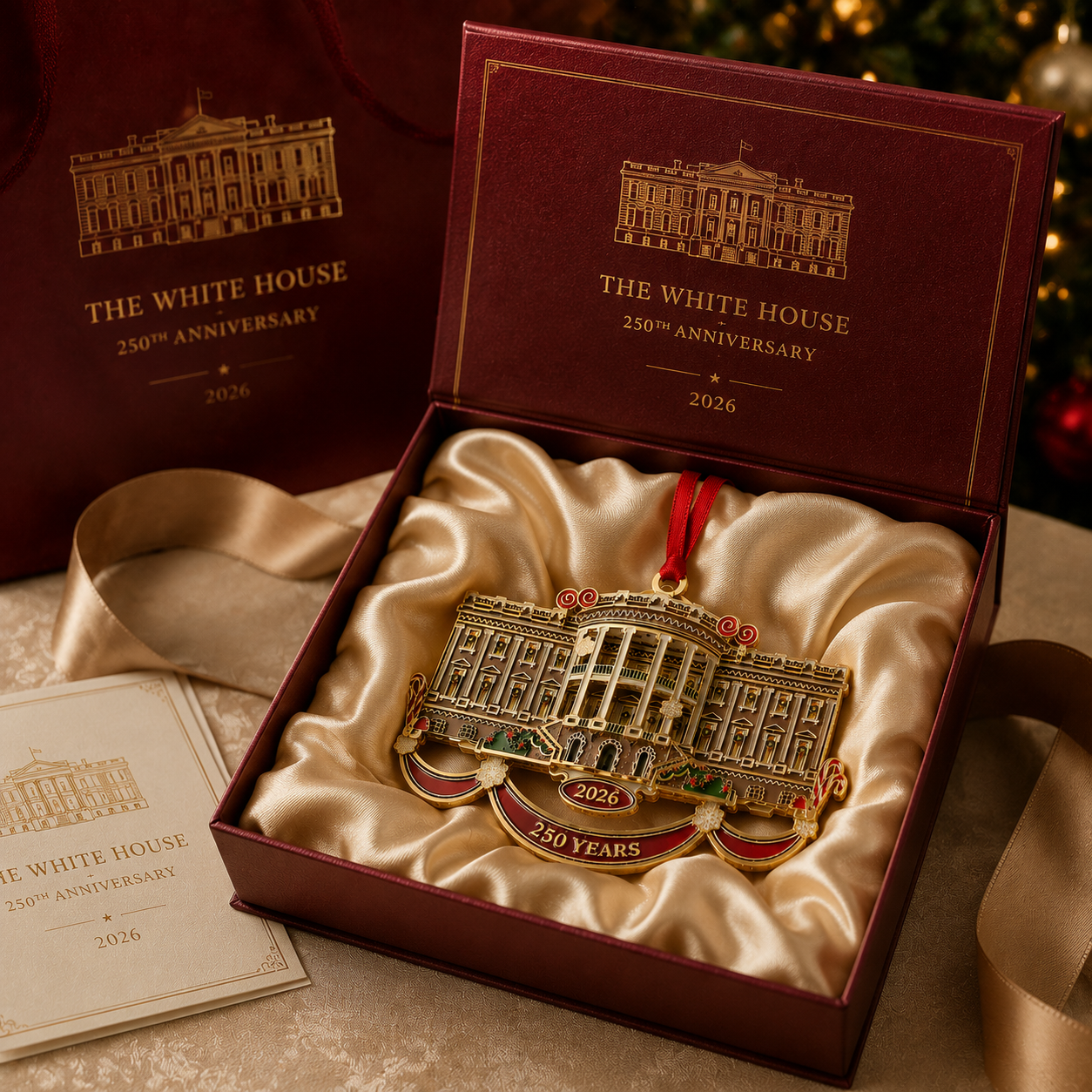 🔥White House Christmas tree ornaments