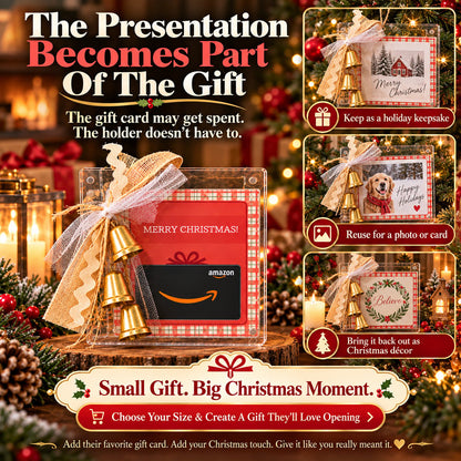 Christmas Gift Card Keepsake Frame