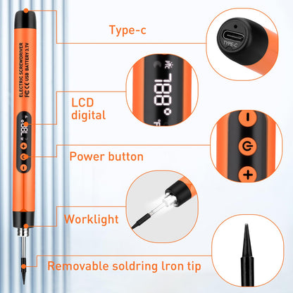 Mini Cordless Soldering Iron Kit