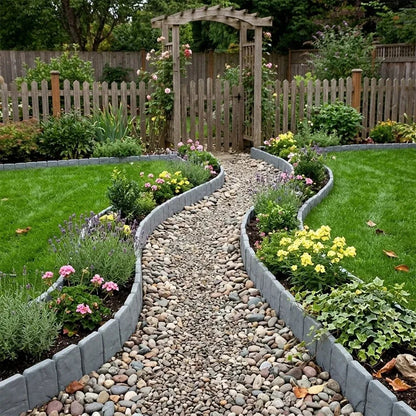 Faux Stone Garden Edging Border! ♻️