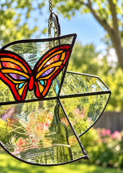 🔥LAST DAY 49% OFF -The Dolly 💃🎸 Handmade Stained Glass Spinner