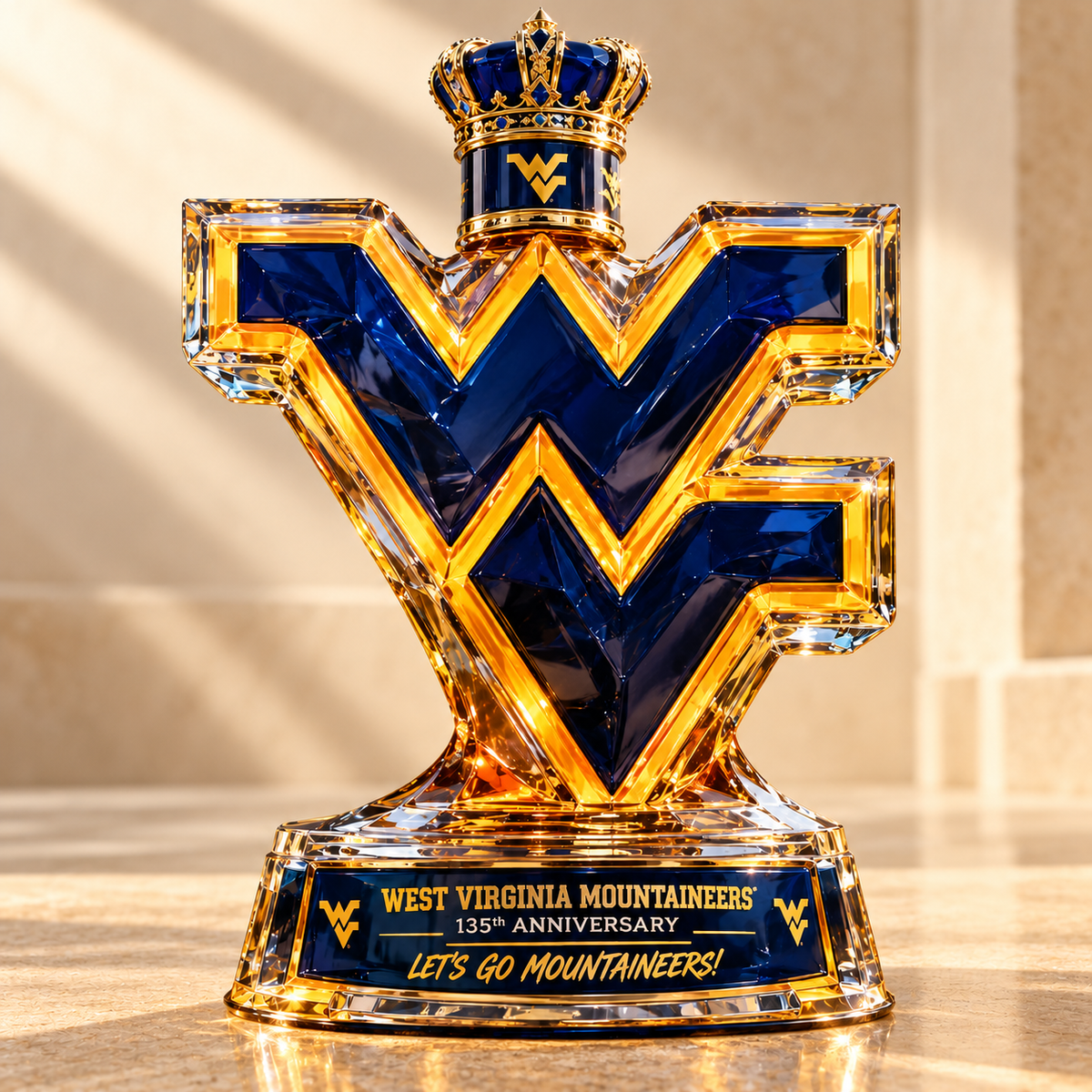🏈135th Anniversary Whiskey Bottle