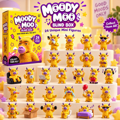 🐮 Crazy Cow Blind Box Figures