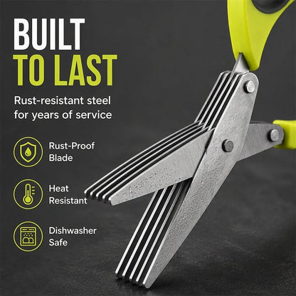 🔥Multi-Layer Stainless Steel Kitchen Scissors