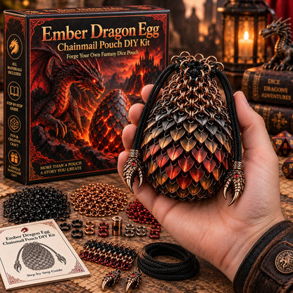 🔥🐉Dragonkeeper’s Pouch – DIY Craft Kit