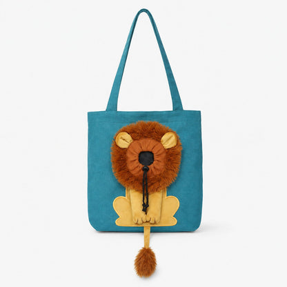 🦁🐱 Lion Mane Cat Carrier Tote