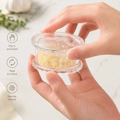 Clear Manual Garlic Twister and Ginger Mincer Tool