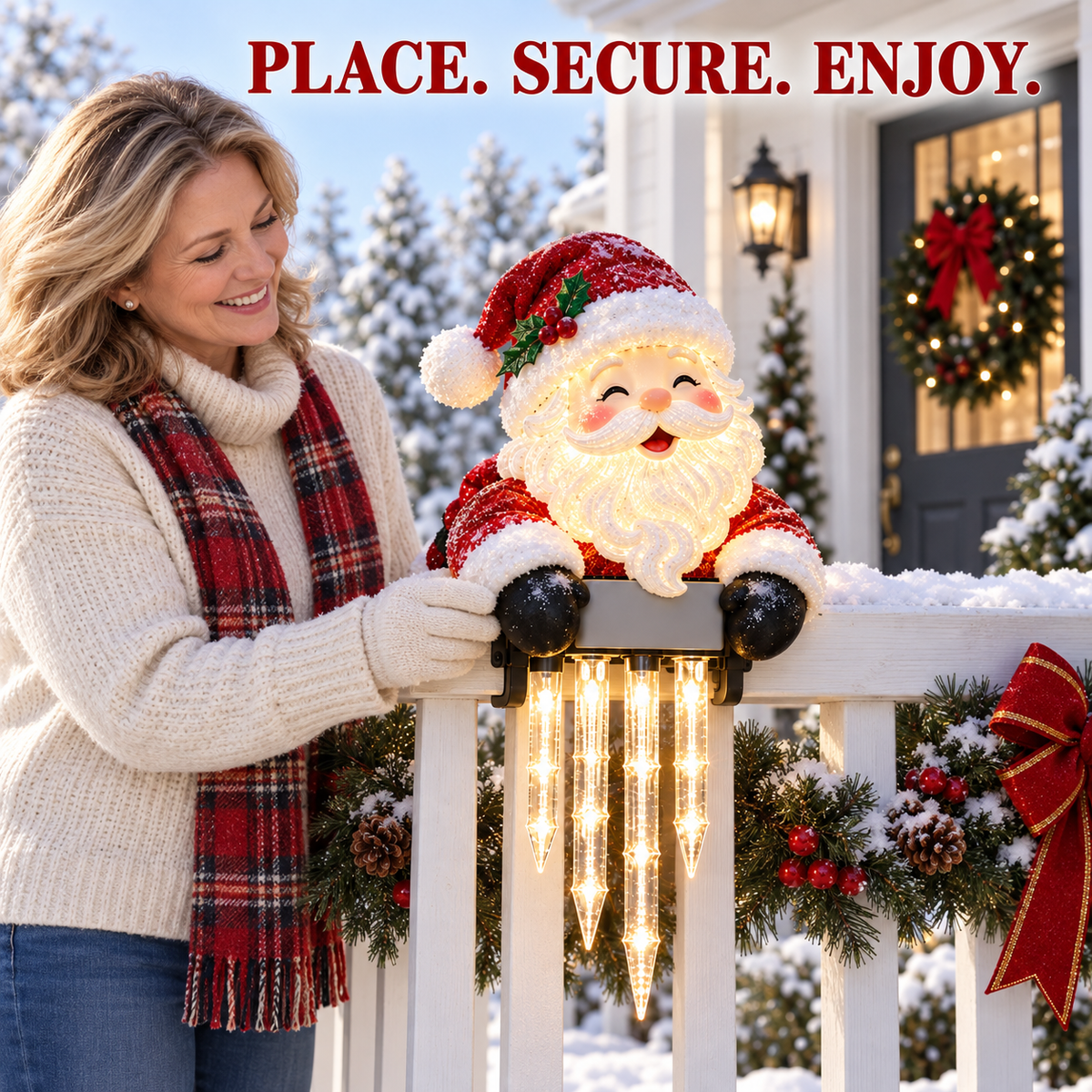 🎄Christmas Character Railing Lights