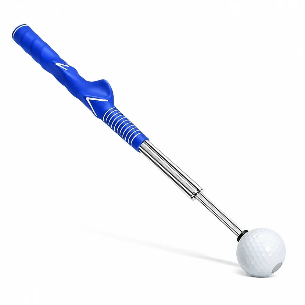 💥🏆Golf Grip Practice Tool with Contoured Handle and Ball End