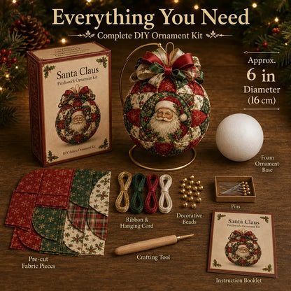 🔥LAST DAY 50% OFF - 🎄Christmas Classics Patchwork Ornament DIY Kit