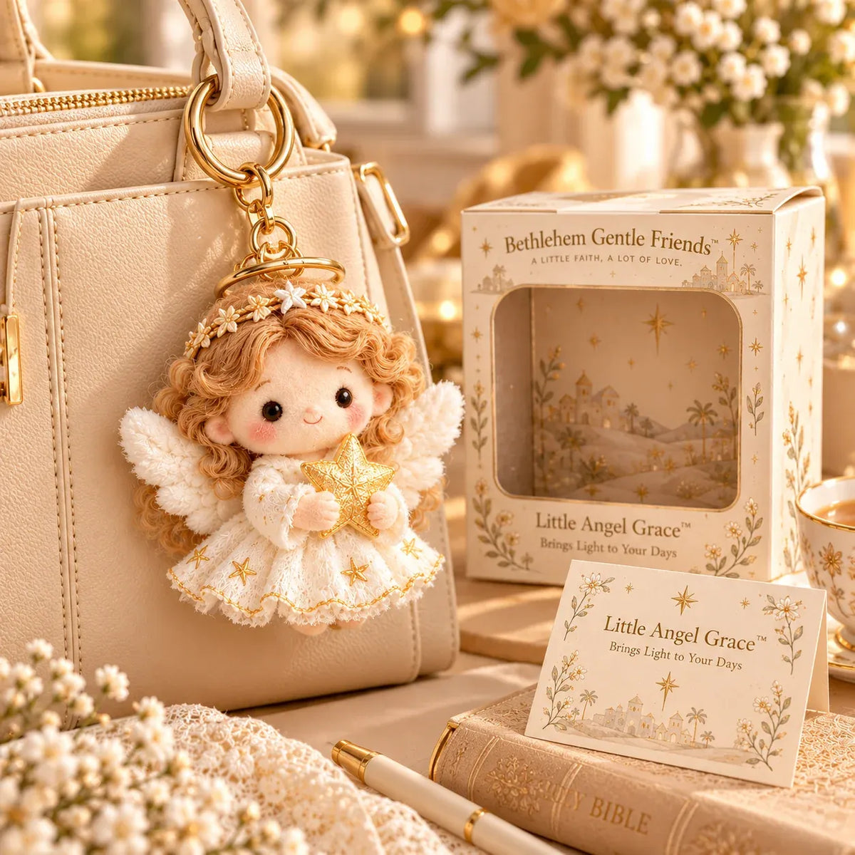 ✝️ Bethlehem Gentle Friends | 6 Faith-Inspired Plush Keepsakes with Meaningful Message Cards 💕