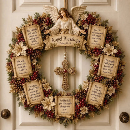 ✨❤️ Christian Scripture Wreath Wall Hanging