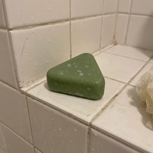 Customer shampoo bar shower photo