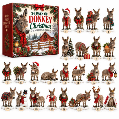 🔥😍 Kind Ears, Brighter Days — 24-Day Donkey Christmas Collection