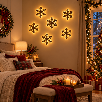 🦌Glowing Christmas Reindeer Wall Light – Cozy Festive LED Decor